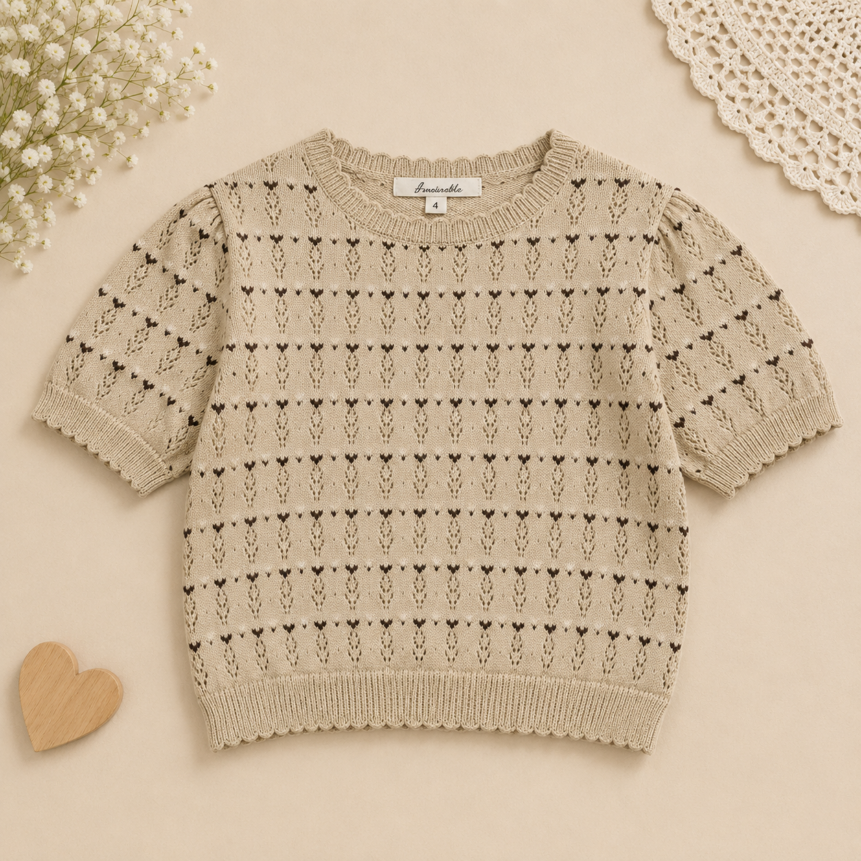 Girls Summer Fashion Top – Ligero y cómodo – Top vintage para niñas