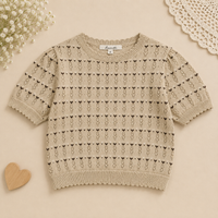 Thumbnail for Girls Summer Fashion Top – Ligero y cómodo – Top vintage para niñas