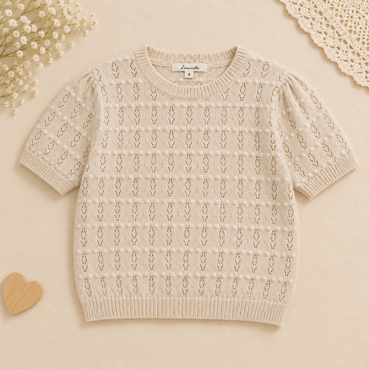 Girls Summer Fashion Top – Ligero y cómodo – Top vintage para niñas