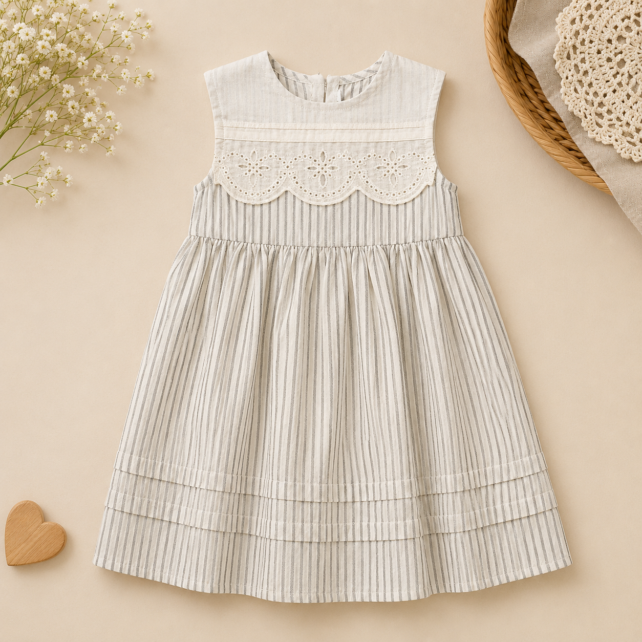 Lace Stitching Dress – Elegancia y comodidad: encaje y costuras
