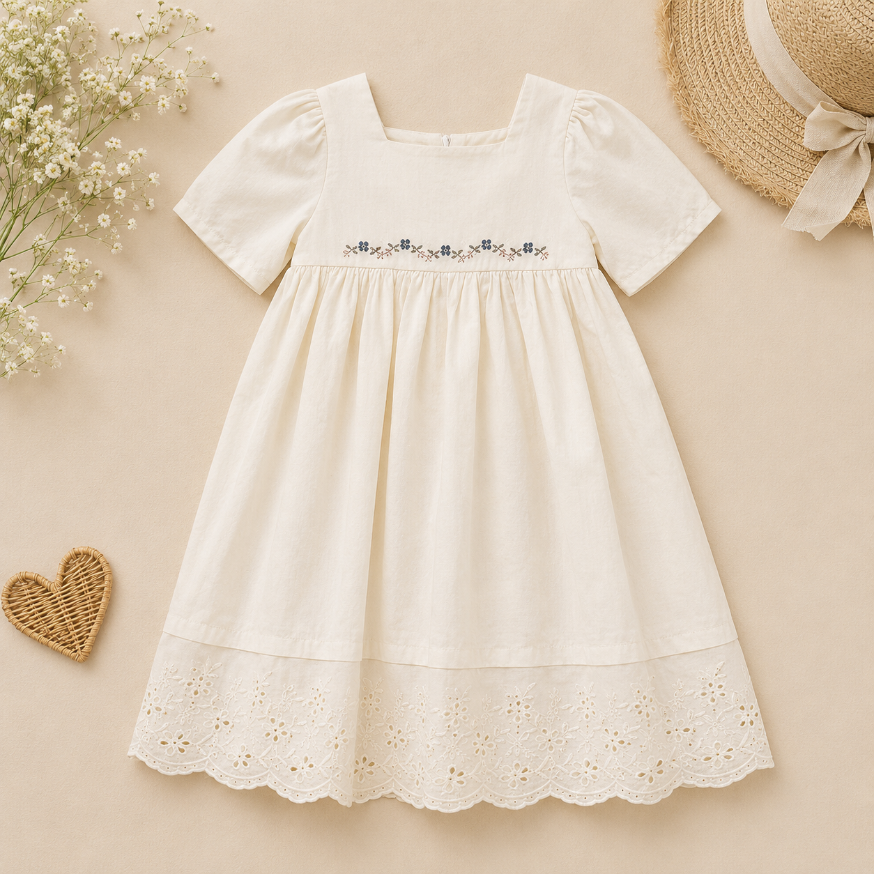 Lace Stitching Dress – Elegancia y comodidad: encaje y costuras