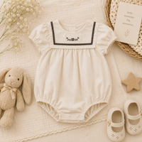 Thumbnail for Vintage Rompers – Atemporal y suave – Mono para bebé