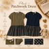 Plaid Patchwork Dress – Moderno y ligero: vestido a cuadros