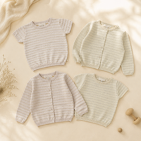 Thumbnail for Knit Top & Cardigan – Suave y cómodo: camiseta y chaqueta de punto