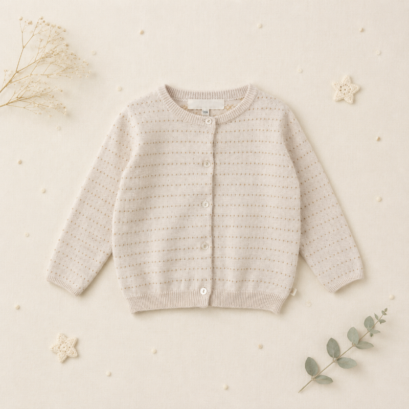 Knit Top & Cardigan – Suave y cómodo: camiseta y chaqueta de punto