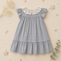 Thumbnail for Princess Dress – Elegante y cómodo: vestido con cuello bordado