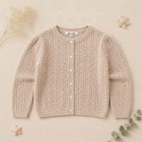 Thumbnail for Buttoned Cardigan – Suave y cómodo: chaqueta de punto para niños
