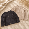 Buttoned Cardigan – Suave y cómodo: chaqueta de punto para niños