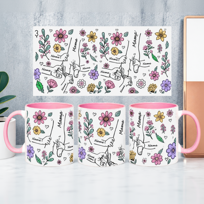 Personalized Kids Name Mug – Uniek moederdagcadeau  – Gepersonaliseerde mok
