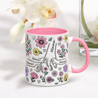 Thumbnail for Personalized Kids Name Mug – Uniek moederdagcadeau  – Gepersonaliseerde mok
