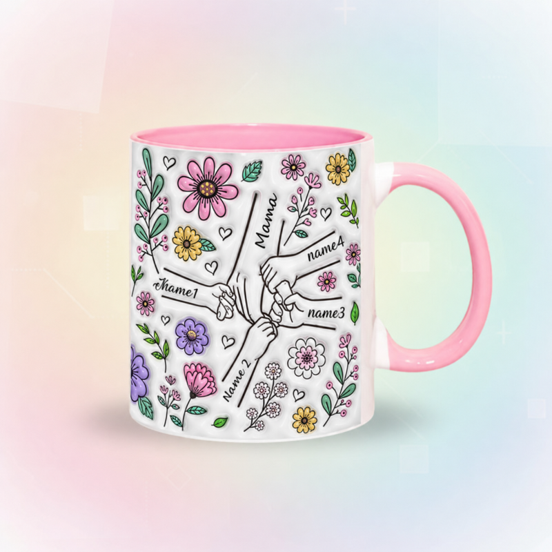 Personalized Kids Name Mug – Uniek moederdagcadeau  – Gepersonaliseerde mok