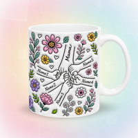 Thumbnail for Personalized Kids Name Mug – Uniek moederdagcadeau  – Gepersonaliseerde mok
