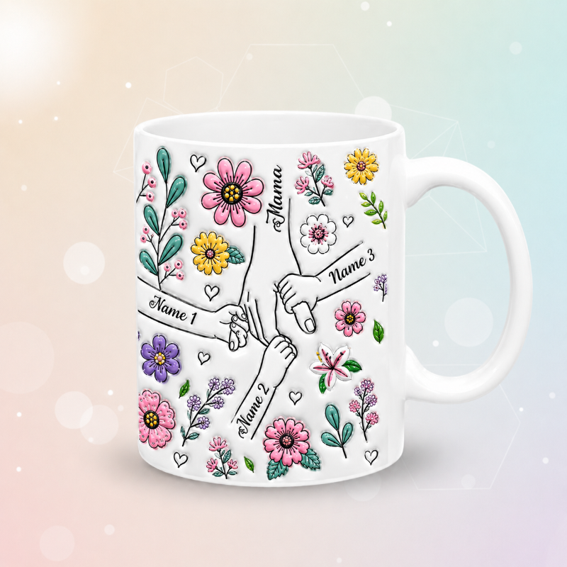 Personalized Kids Name Mug – Uniek moederdagcadeau  – Gepersonaliseerde mok