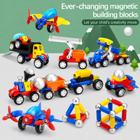 Thumbnail for Magnetic Cars™ – Diversión con construcciones magnéticas - Juego de juguetes de vehículos magnéticos