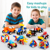Magnetic Cars™ – Diversión con construcciones magnéticas - Juego de juguetes de vehículos magnéticos