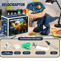 Thumbnail for Dinosaur Stationery Toy – Creativo y educativo: set de escritorio 5 en 1