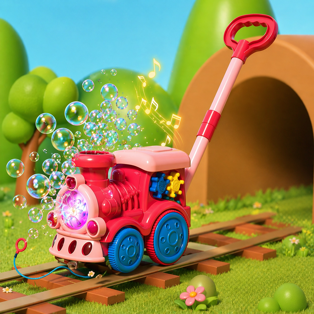 Bubble Blower – Divertido y entretenido – Carrito para hacer pompas de jabón