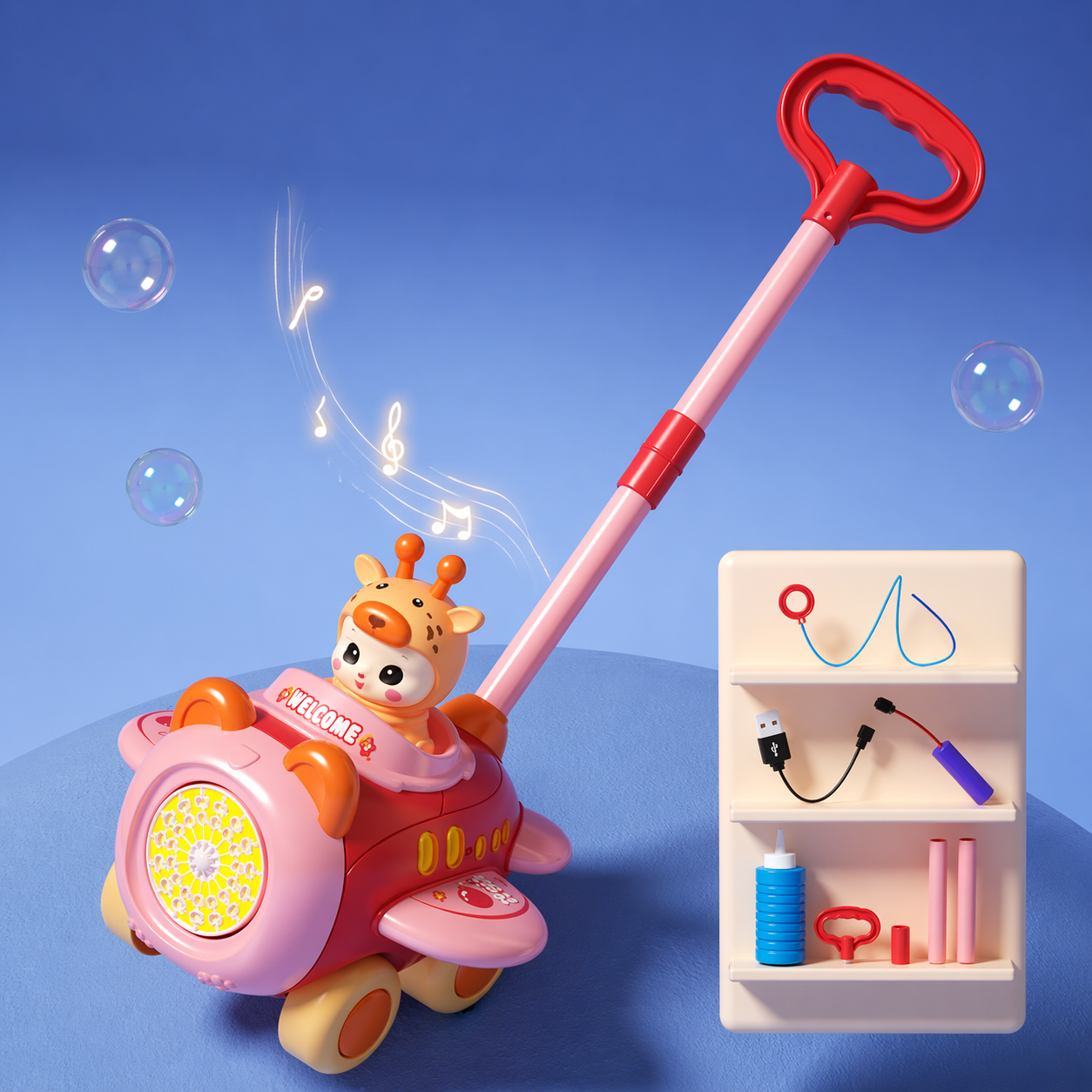 Bubble Blower – Divertido y entretenido – Carrito para hacer pompas de jabón