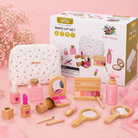 Thumbnail for Wooden Makeup Play Set – Creatividad y juegos de rol – Set de maquillaje de madera
