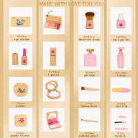 Thumbnail for Wooden Makeup Play Set – Creatividad y juegos de rol – Set de maquillaje de madera