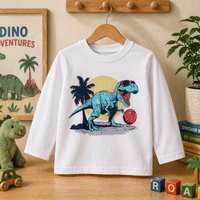 Thumbnail for Kids Dinosaur Sweatshirt – Comodidad y estilo – Jersey infantil Dino