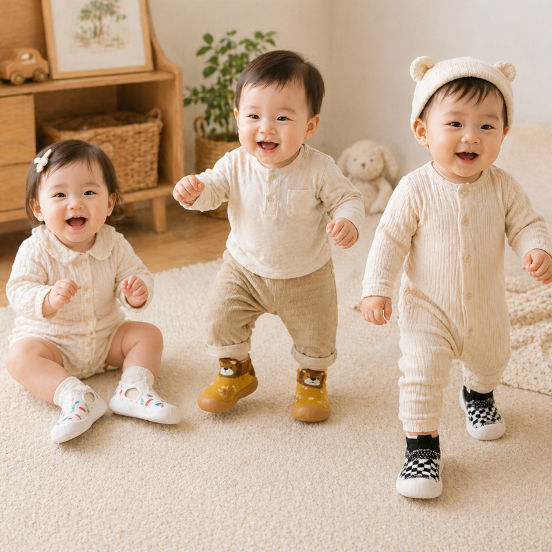 Baby Anti-Slip Shoes – Seguridad y comodidad – Calzado infantil