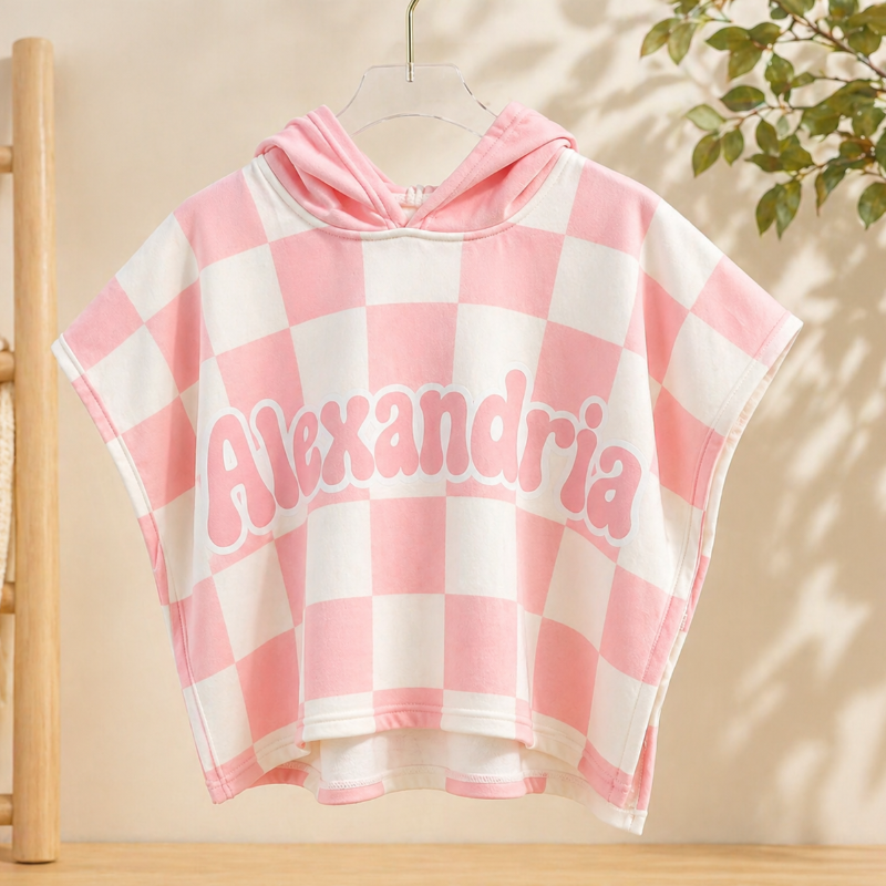 Personalized Hooded Towel – Suave y única: bata de baño infantil personalizada