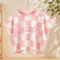 Thumbnail for Personalized Hooded Towel – Suave y única: bata de baño infantil personalizada
