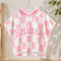 Thumbnail for Personalized Hooded Towel – Suave y única: bata de baño infantil personalizada