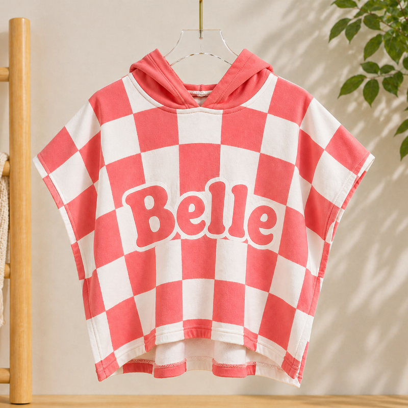 Personalized Hooded Towel – Suave y única: bata de baño infantil personalizada