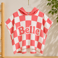 Thumbnail for Personalized Hooded Towel – Suave y única: bata de baño infantil personalizada