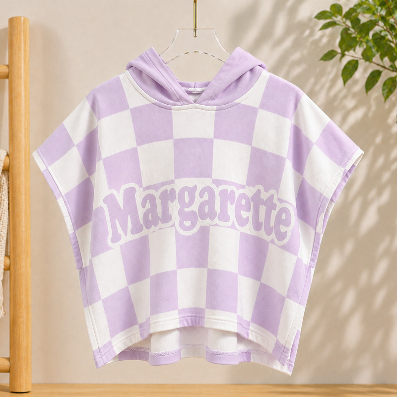 Personalized Hooded Towel – Suave y única: bata de baño infantil personalizada