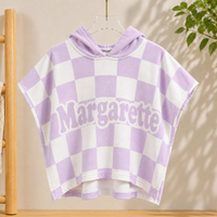 Thumbnail for Personalized Hooded Towel – Suave y única: bata de baño infantil personalizada