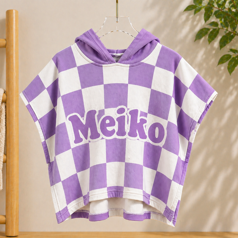 Personalized Hooded Towel – Suave y única: bata de baño infantil personalizada