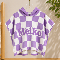 Thumbnail for Personalized Hooded Towel – Suave y única: bata de baño infantil personalizada