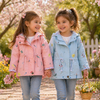 Girls Windbreaker Jacket – Ligera y elegante – Chaqueta infantil
