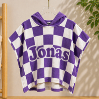 Thumbnail for Personalized Hooded Towel – Suave y única: bata de baño infantil personalizada