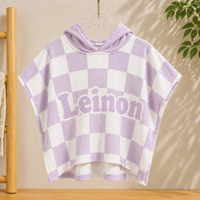 Thumbnail for Personalized Hooded Towel – Suave y única: bata de baño infantil personalizada