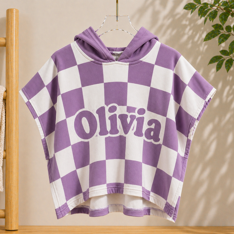 Personalized Hooded Towel – Suave y única: bata de baño infantil personalizada