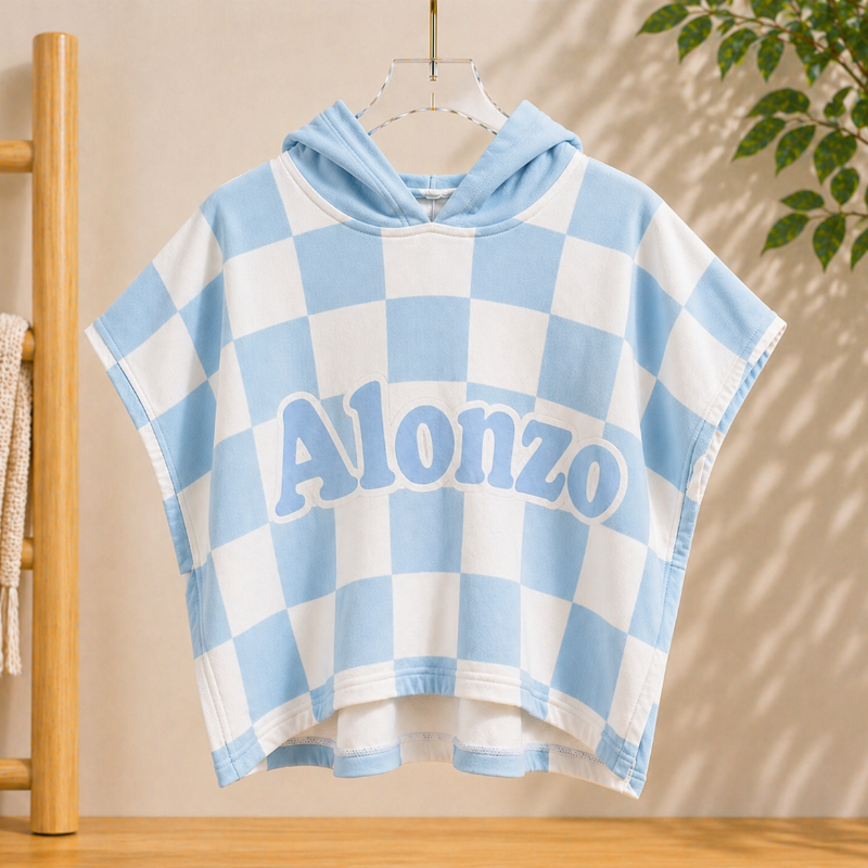 Personalized Hooded Towel – Suave y única: bata de baño infantil personalizada