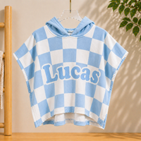 Thumbnail for Personalized Hooded Towel – Suave y única: bata de baño infantil personalizada