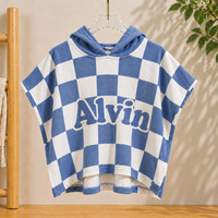 Thumbnail for Personalized Hooded Towel – Suave y única: bata de baño infantil personalizada