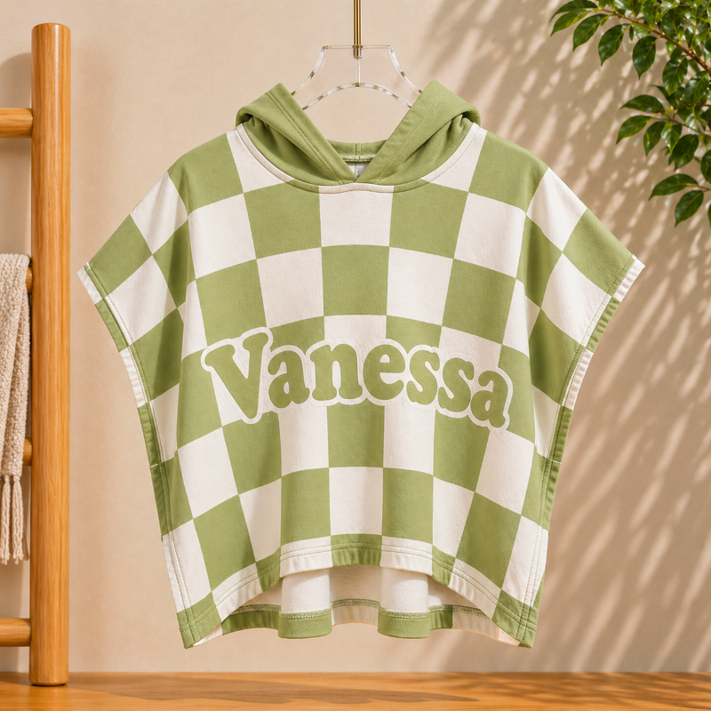 Personalized Hooded Towel – Suave y única: bata de baño infantil personalizada