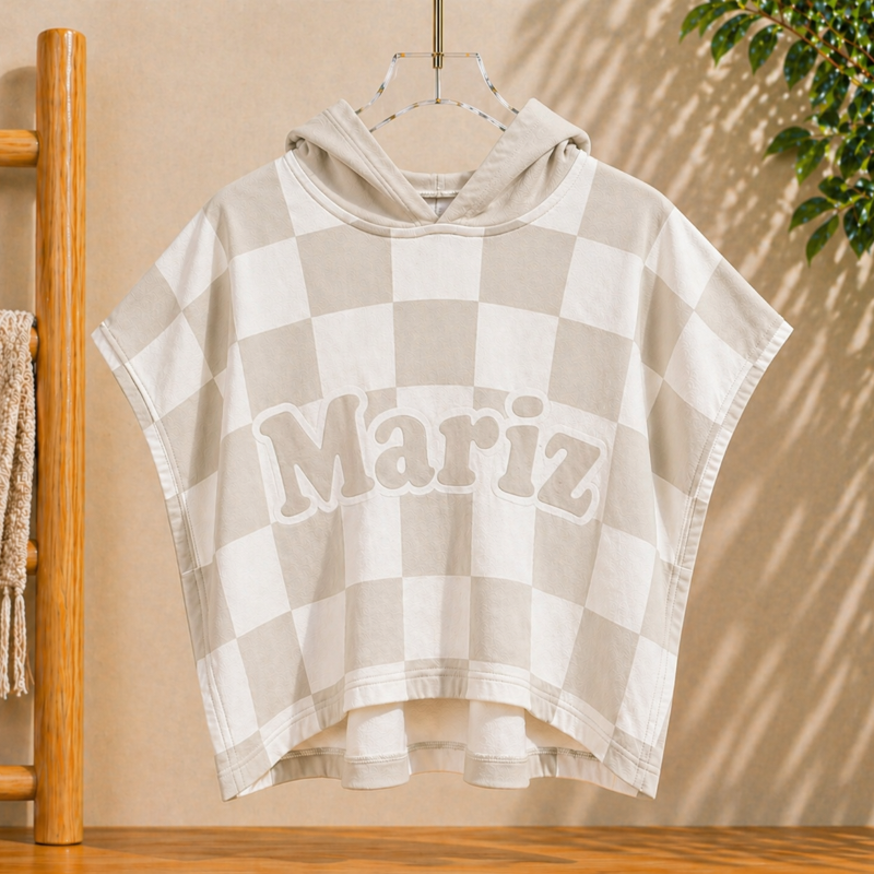 Personalized Hooded Towel – Suave y única: bata de baño infantil personalizada