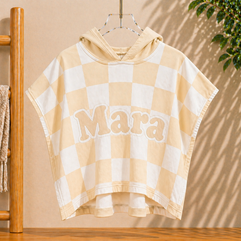 Personalized Hooded Towel – Suave y única: bata de baño infantil personalizada