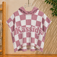 Thumbnail for Personalized Hooded Towel – Suave y única: bata de baño infantil personalizada