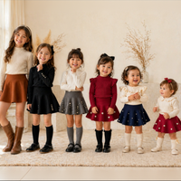 Thumbnail for Girls Knitted Skirt – Comodidad y estilo – Falda infantil
