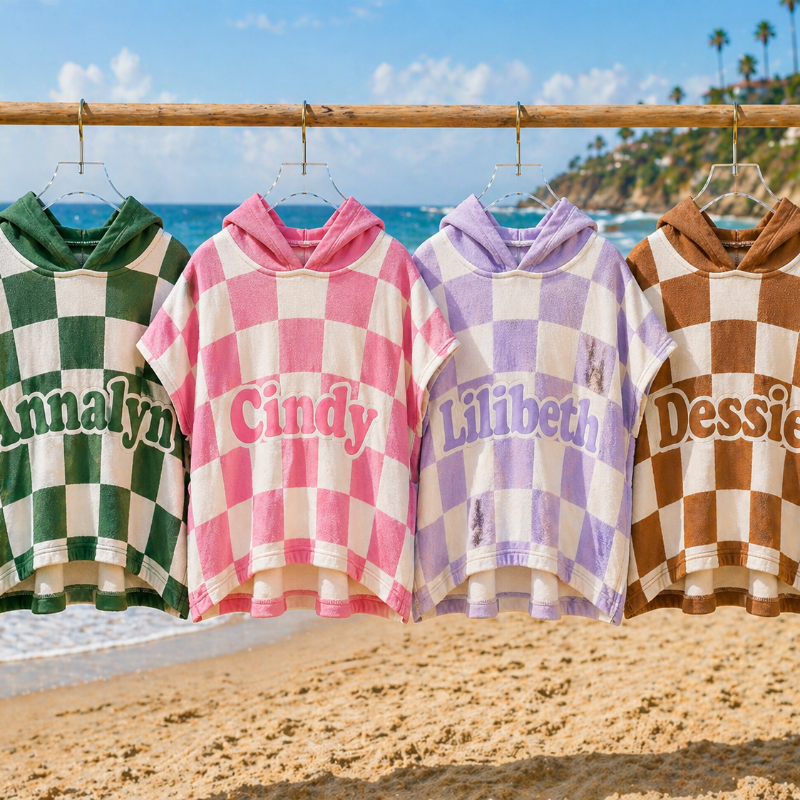 Personalized Hooded Towel – Suave y única: bata de baño infantil personalizada