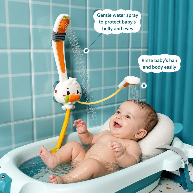 Rabbit Bath Shower Toy – Diversión y juegos acuáticos – Rociador de juguete para el baño