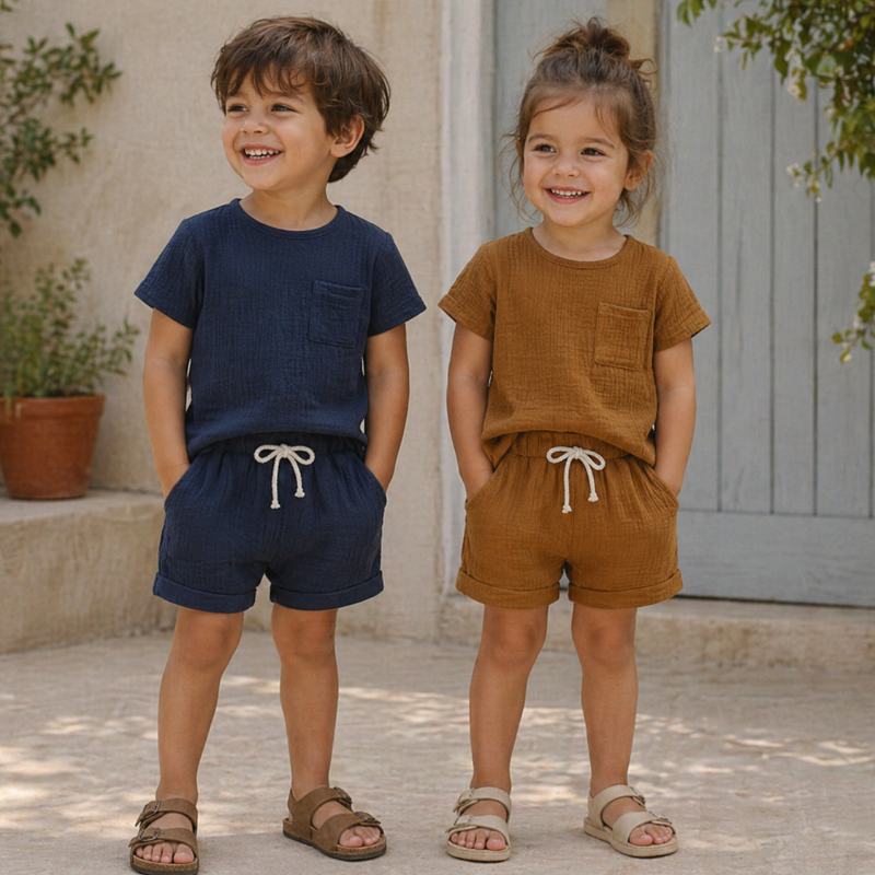 Baby Summer Outfit – Ligero y cómodo – Conjunto de ropa